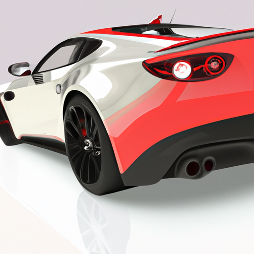 Sports car that this article is written about. show the full car not just the front or back in 3d style