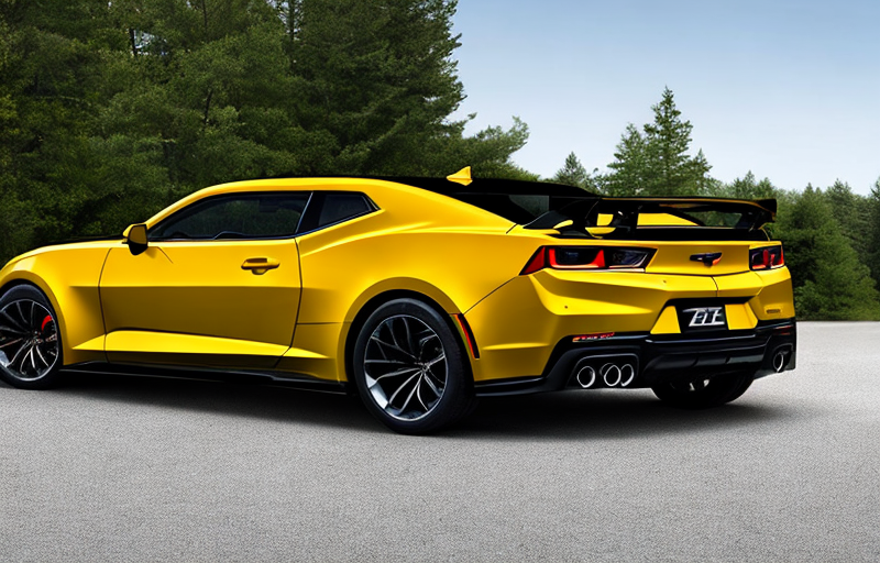 Camaro ZL1 1LE. in 3d style