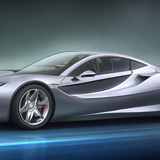 Photo realisism image of a Pininfarina Battista
 in Photorealism style