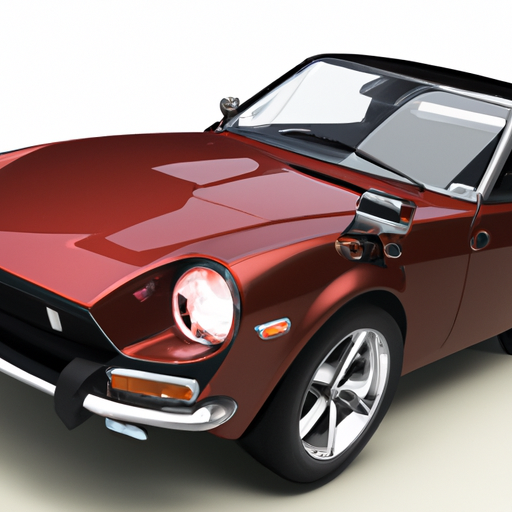 image of a Nissan Datsun Fairlady/Sports 1600 the full car must be visable in Photorealism style