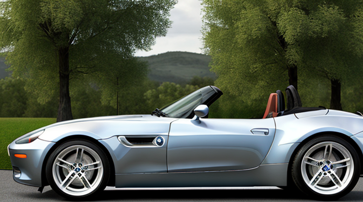 Photorealistic BMW Z8 the full car must be visable
 in Photorealism style