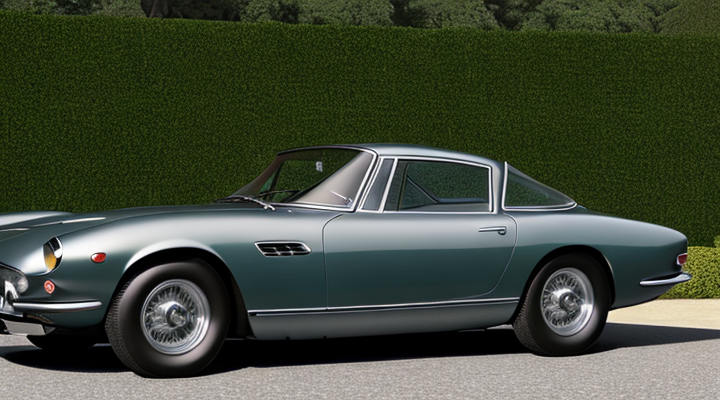 Photorealistic Maserati 3500 GT the full car must be visable in Photorealism style